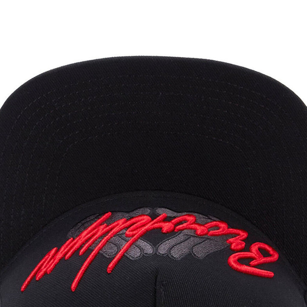 Trendy flat brimmed snapback hats embroider brooklyn breathable and adjustable