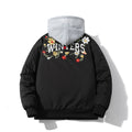 Men Vintage Jackets Thickened baseball jersey Simple embroidery Couple trendy stand-up collar jacket