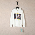 OW  hoodie oil painting series pattern arrow hooded