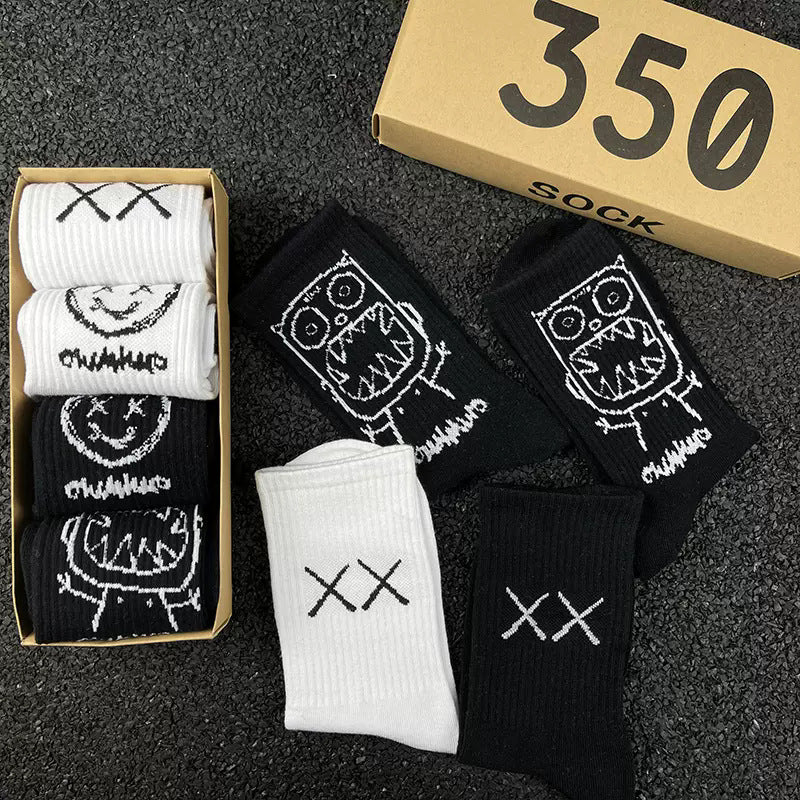 Men socks fall and winterdeodorizing filter sweat-absorbent and breathable