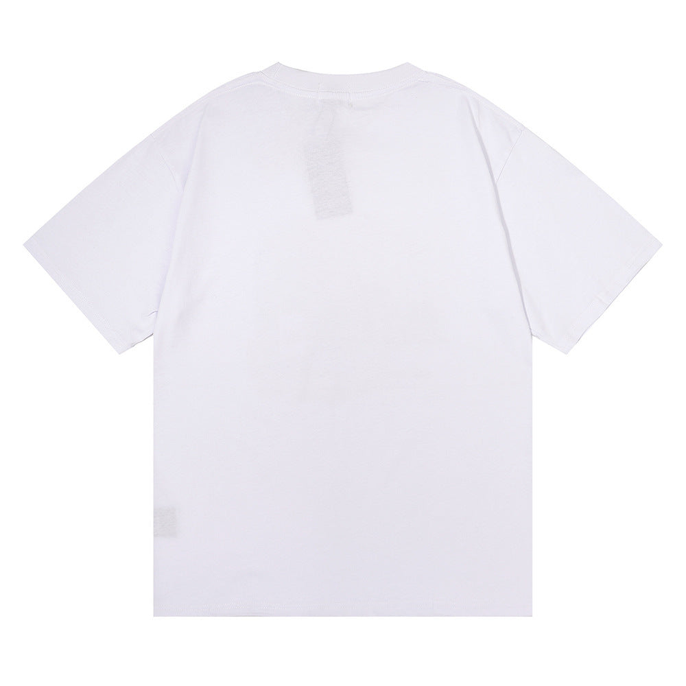Rhude T Shirt Micro Label Alphabet Art Abstract Short Sleeve T-Shirt