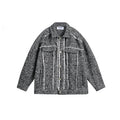 Unisex Jacket Vintage Jacket Loose Lapels Coat