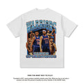 Nba T Shirt Summer Short-Sleeved T-shirt Heavy Cotton Washed Top