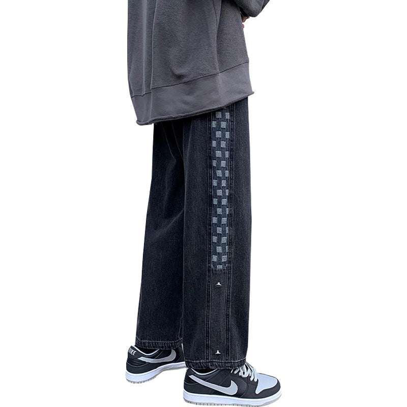 Men Jeans Straight Jeans for Boys Autumn Spring and Autumn Trousers