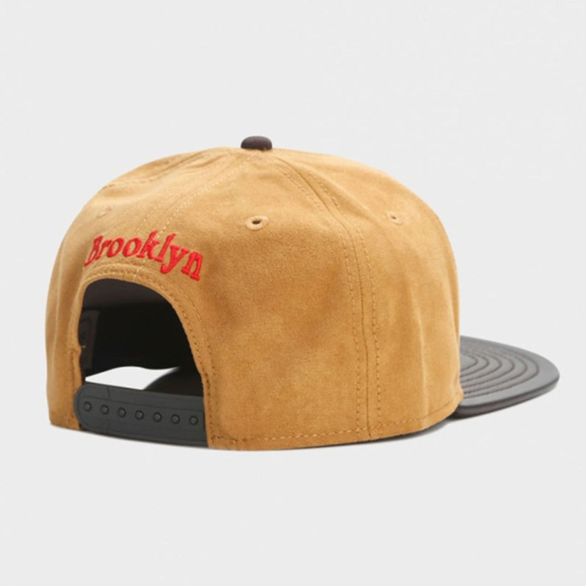Trendy flat brimmed snapback hats suede brooklyn bnky
