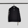 OW  hoodie Angel Wings Arrow Pattern Pullover Hood