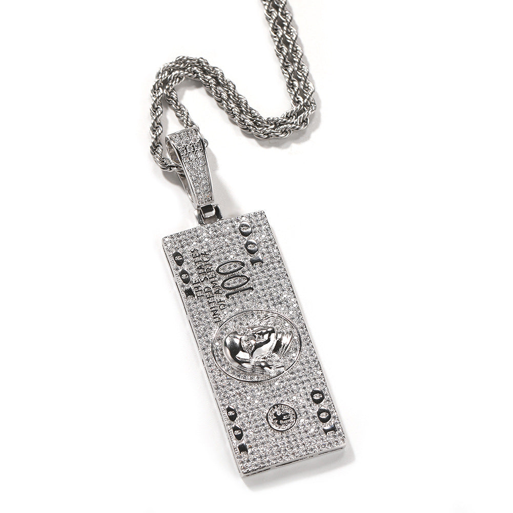 Jewelry Pendant Rap Male Copper Zircon Jesus Pieces Spectrum