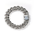 Bracelet 14MMT Square Zircon Hip Hop Cuban Chain Bracelet Spectrum St. Valentine's