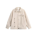 Unisex Jacket Autumn Vintage Loose Lapels Jacket Men's and Women's Tops Coat
