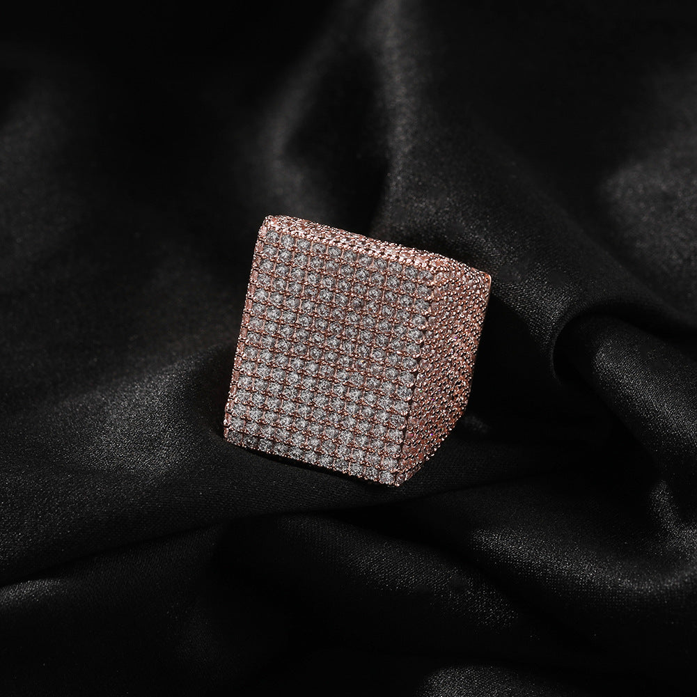 Rings Diamond Ring Silver Hip Hop Spectrum St. Valentine's