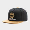 Trendy flat brimmed snapback hats smokin' trees cap sunshade