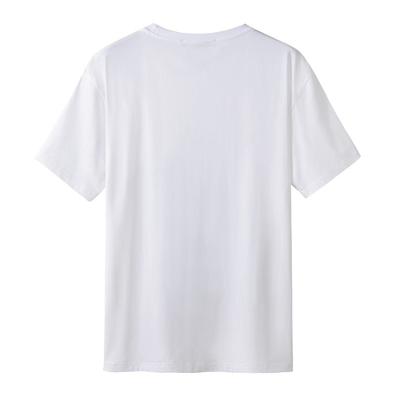Amiri T Shirt Skull Print Casual round Neck Short Sleeve T-shirt