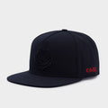 Trendy flat brimmed snapback hats rose embroider