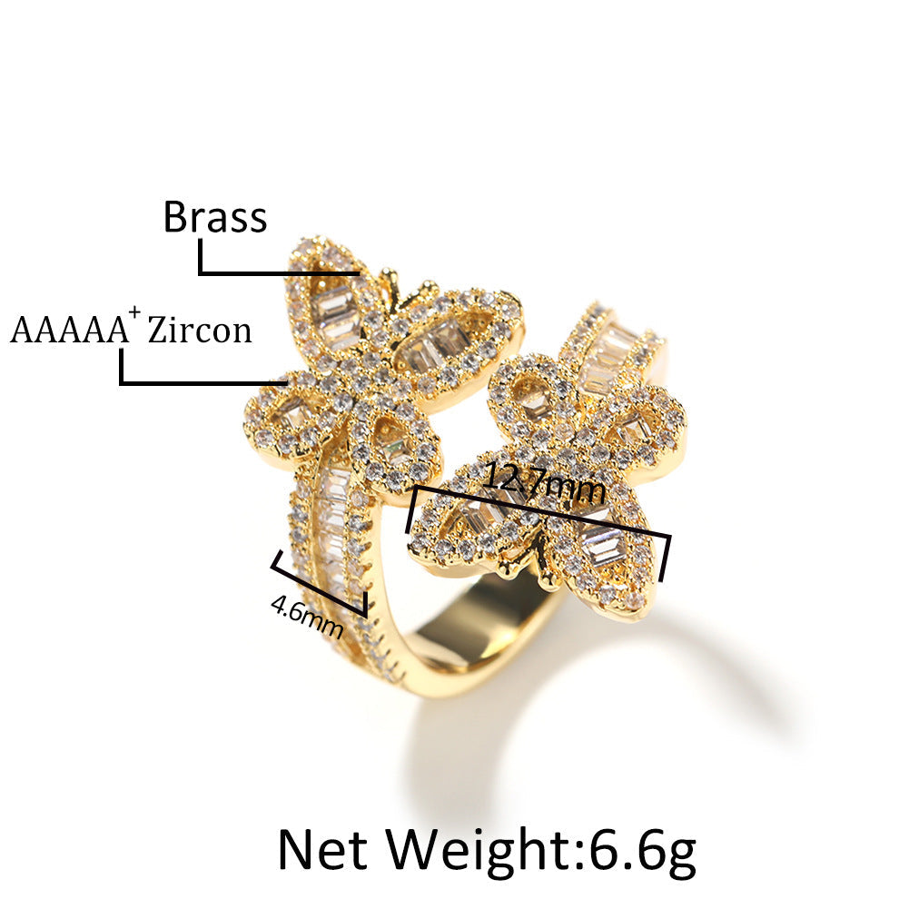 Rings Butterfly Open Ring Fashion St. Valentine's Animal