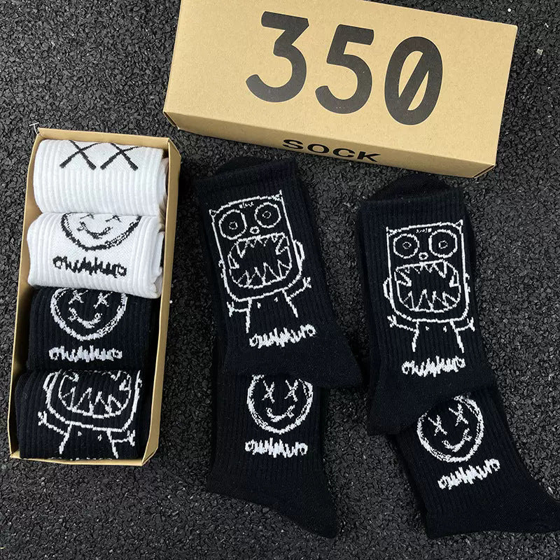 Men socks fall and winterdeodorizing filter sweat-absorbent and breathable
