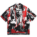 GUILTYPARTIES TIGER Shirts 23SS CHAINSAW Chainsaw Horror Hawaiian Short Sleeve Shirt Men