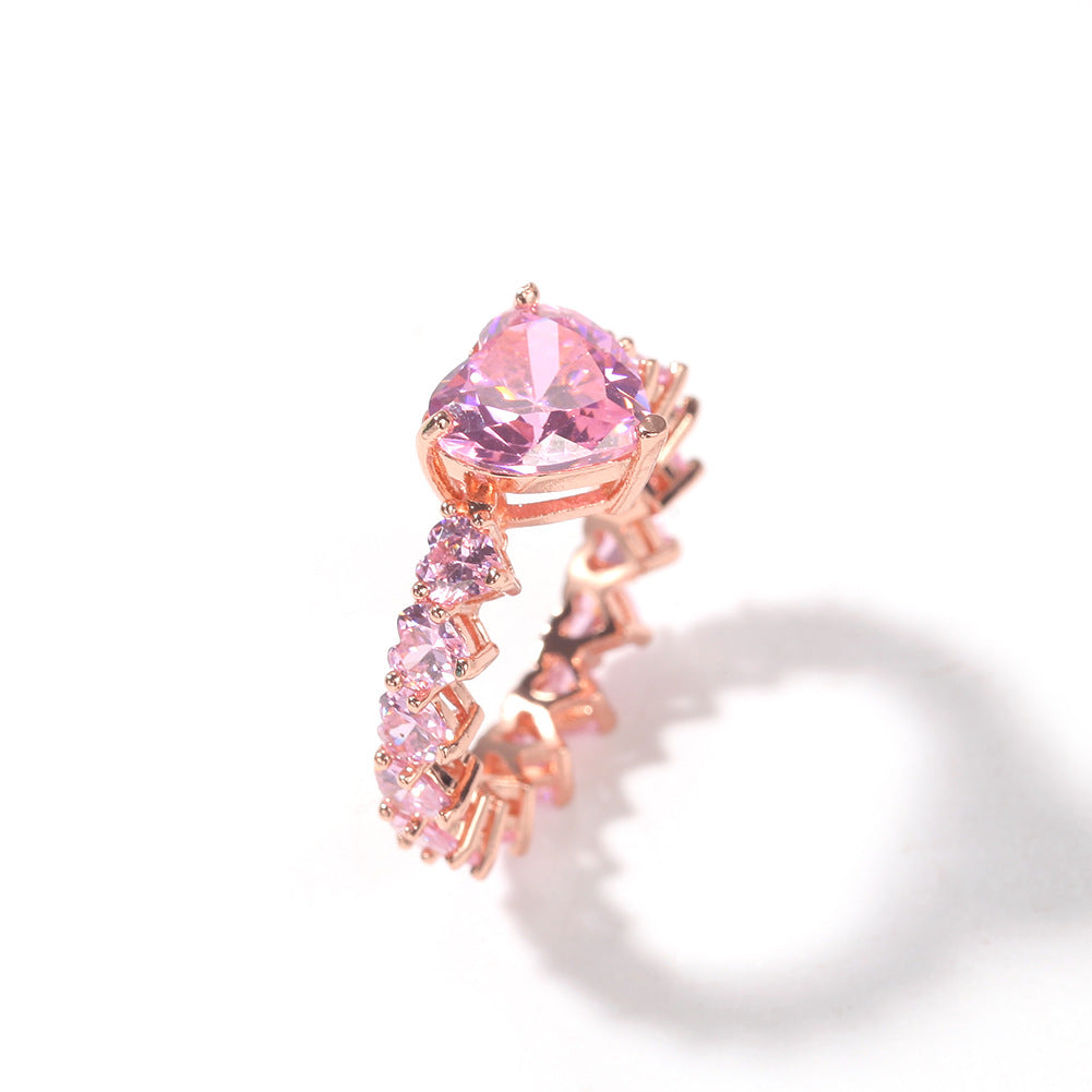 Rings Zircon Ring Full of Zirconium St. Valentine's Spectrum