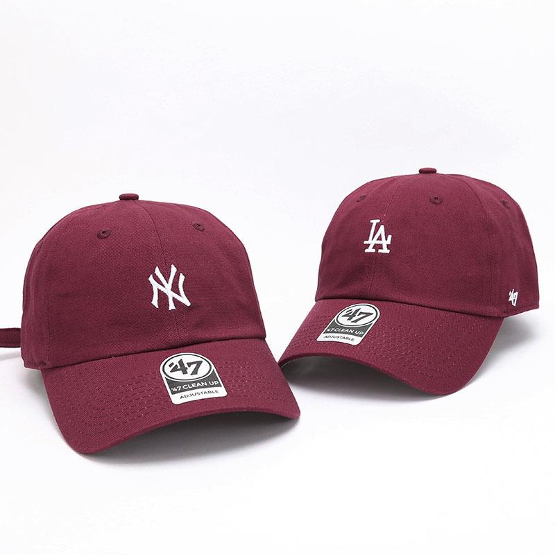 Dodgers and Yankees Baseball Cap 47brand Baseball Cap Female Summer Peaked Cap Sunshade