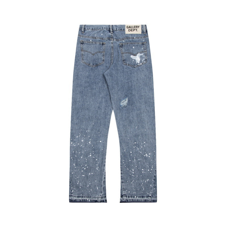 Gallery Dept Jeans Unisex Loose Distressed Jeans
