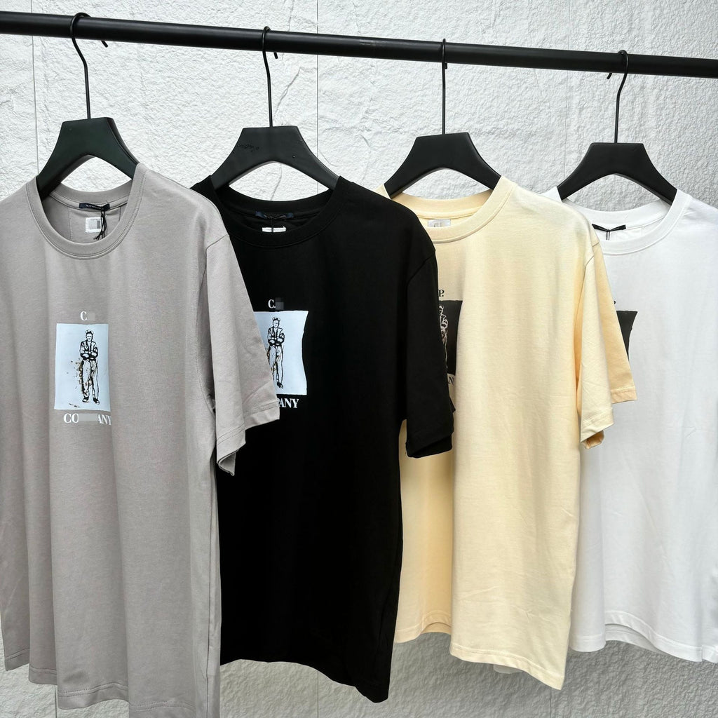Cp Company T Shirts Summer Men's Casual Sports