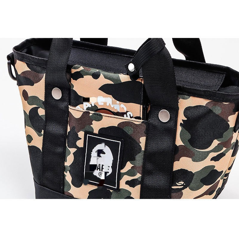 Bathing Ape Bape Bag Ape Camo Tote Bag Wallet Two-piece Set