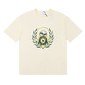Rhude T Shirt Alphabet Coconut Racing Pattern Short Sleeve T-Shirt