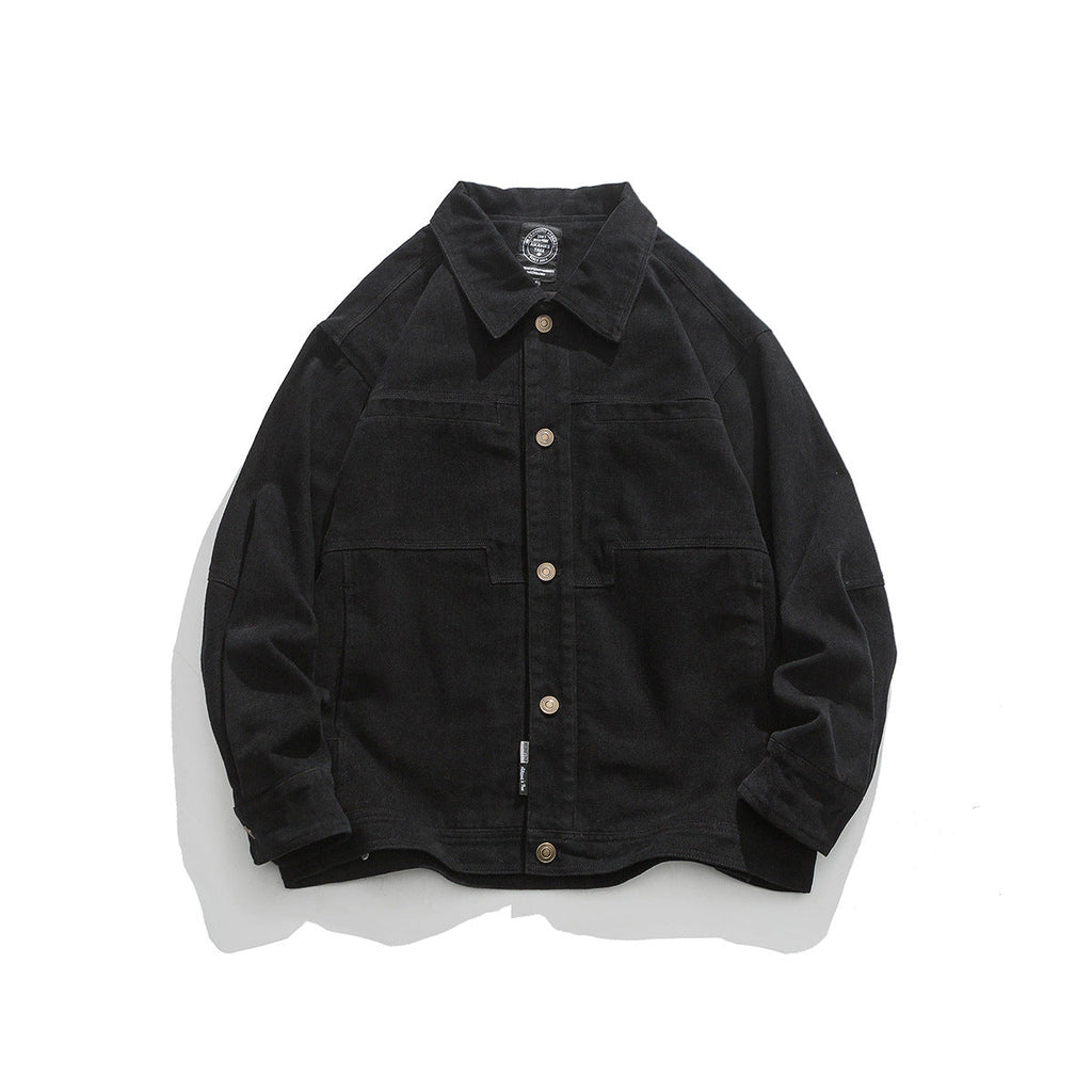 Unisex Jacket Vintage Overalls Jacket Casual Jacket