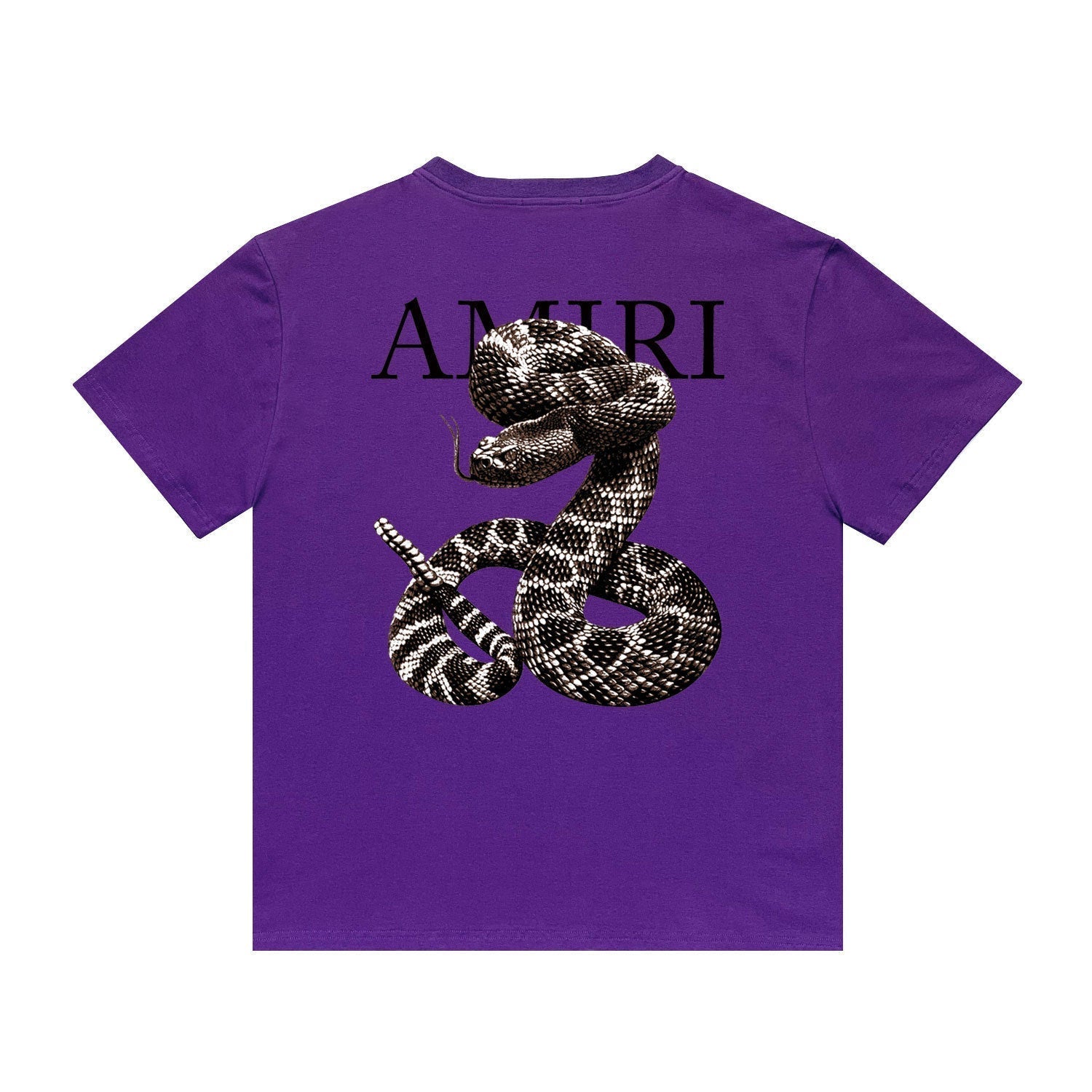 Amiri T Shirt Printed Casual Hip Hop round Neck Short Sleeve T-shirt