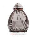 Men Pullover Hoodie Spring Patchwork Hoodie Men Spring Loose Casual