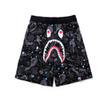 Bathing ape Bape Shorts Shark Head Luminous Shorts Straight Beach