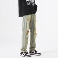Men Jeans Summer Loose Straight Casual Trousers