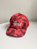 Stussy hat camouflage embroidered baseball cap hip hop cap women summer sun visor versatile street