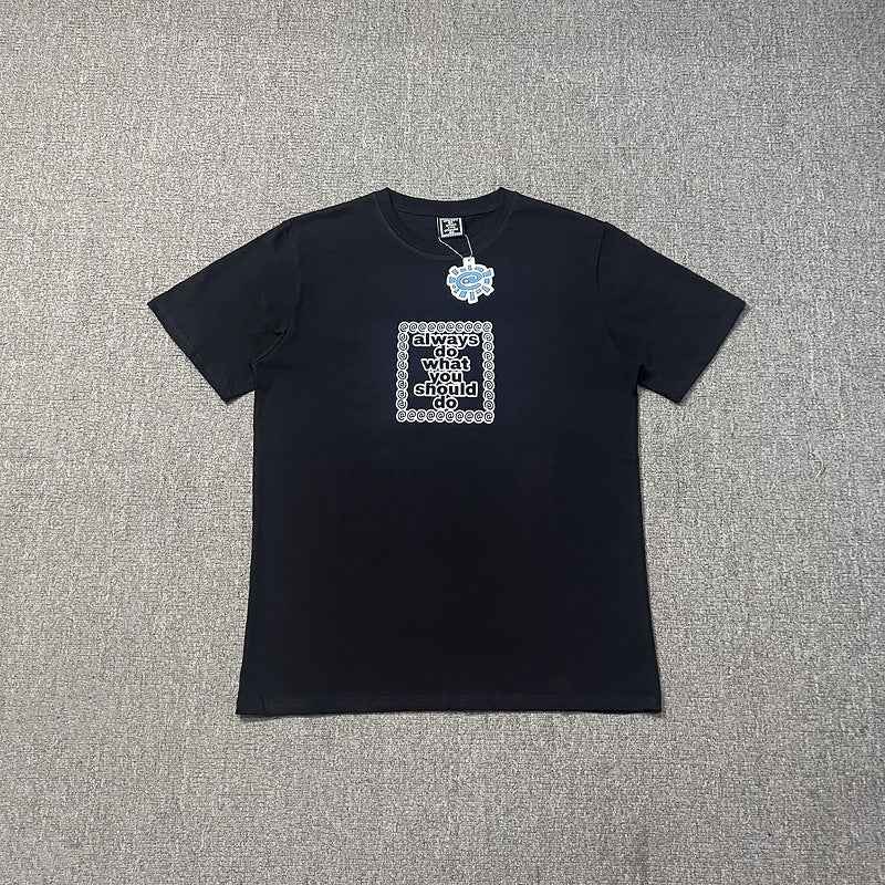 ADWYSD Always Do What You Should Do T Shirts Casual Short Sleeves Loose