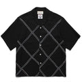 GUILTYPARTIES TIGER Shirts 24ss Shenxing checkered rayon, Hawaiian casual short-sleeved shirt men