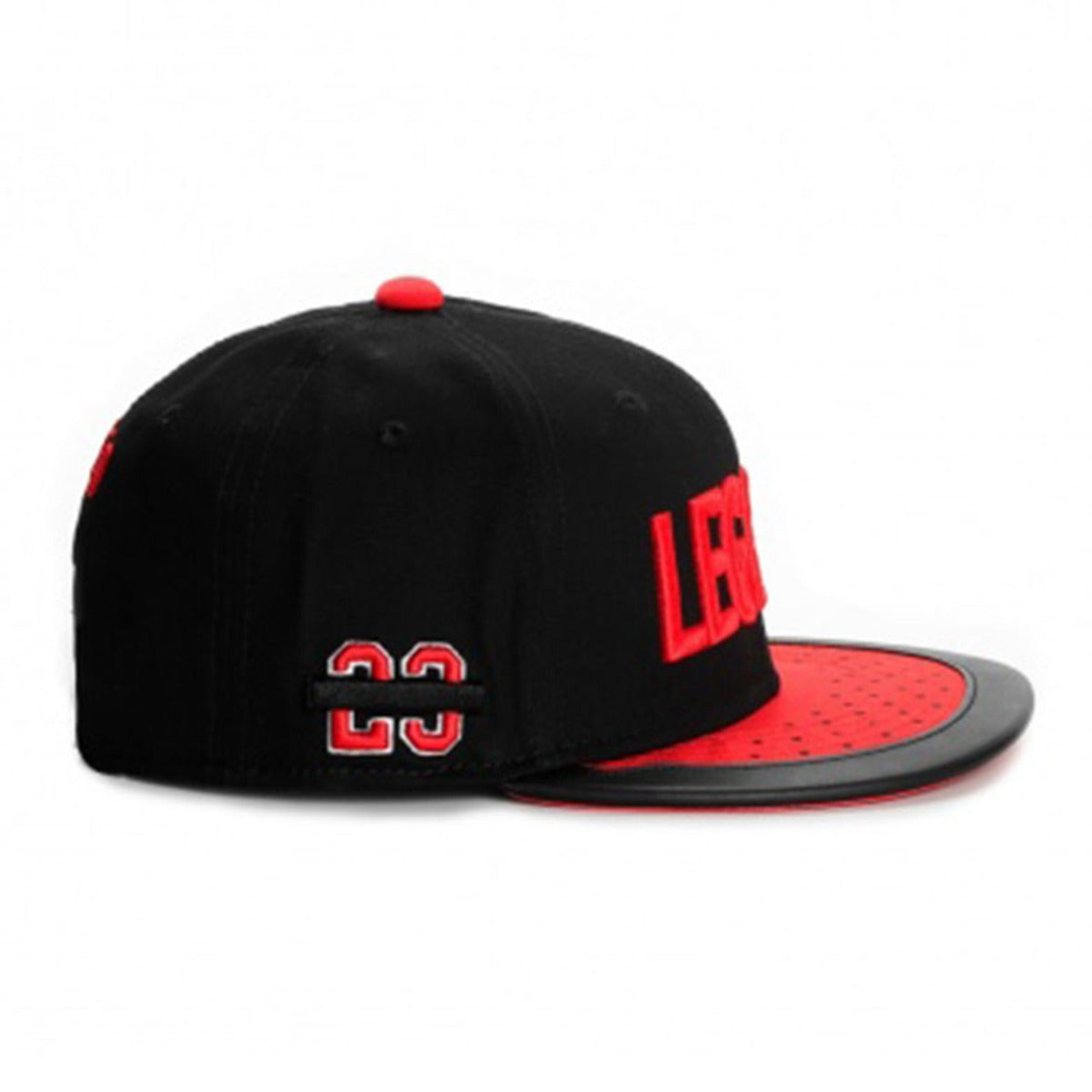 Trendy flat brimmed snapback hats legend men's and women's neutral cap