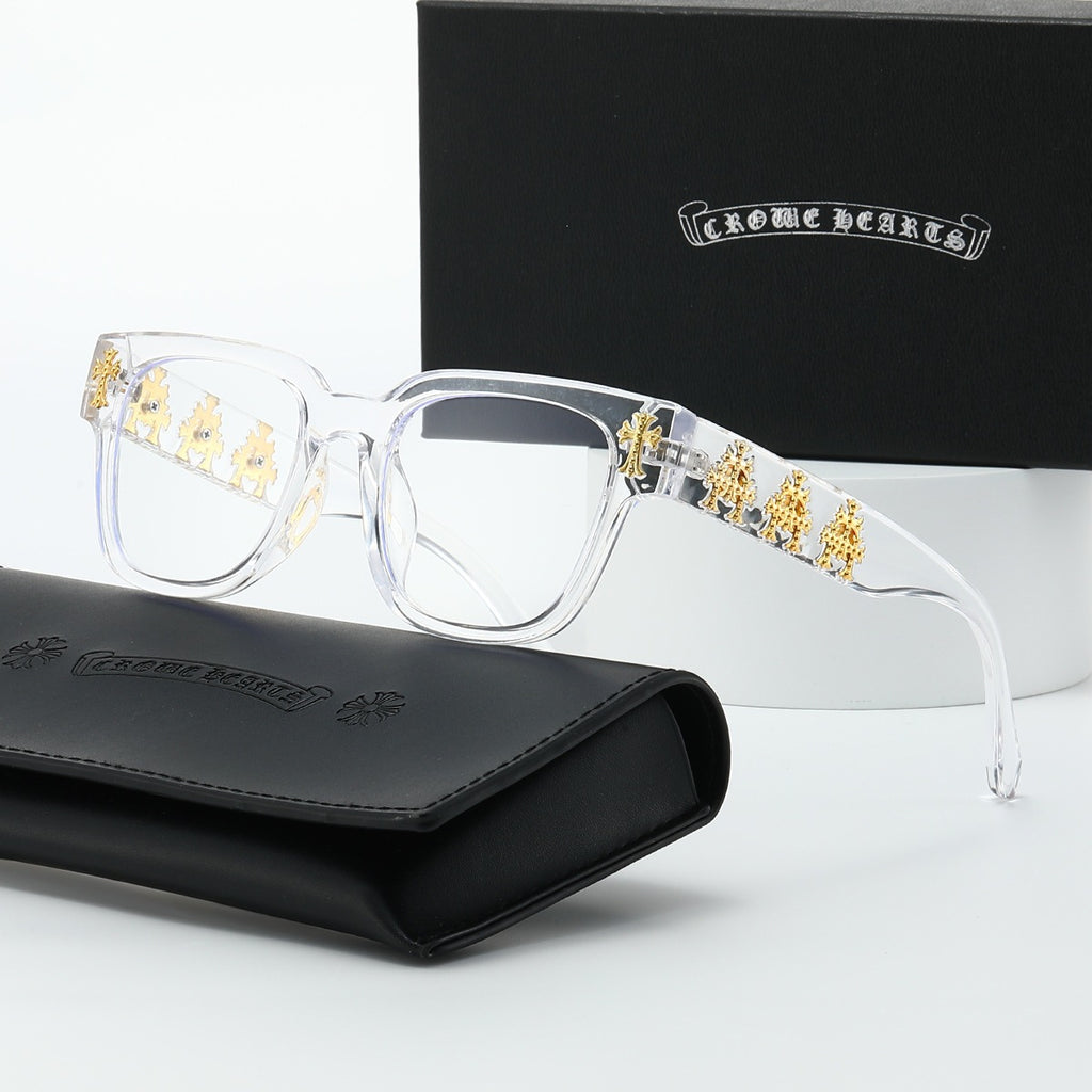 Chrome Hearts glasses box anti-blue flat glasses travel fashion