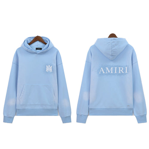 Amiri Hoodie AMI Letter Pattern Pullover Hooded Sweater Men and Women