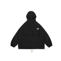 Unisex Jacket Sports Jacket Shell Jacket Loose Mechanical Style Outdoor Hooded Jacket