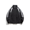 Unisex Jacket Vintage Sports Top Men's and Women's Coats Loose Casual Stand-up Collar Jacket