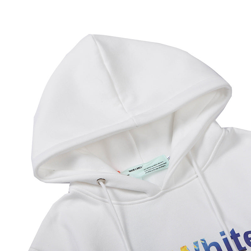 OW  hoodie space astronaut arrow fleece hooded