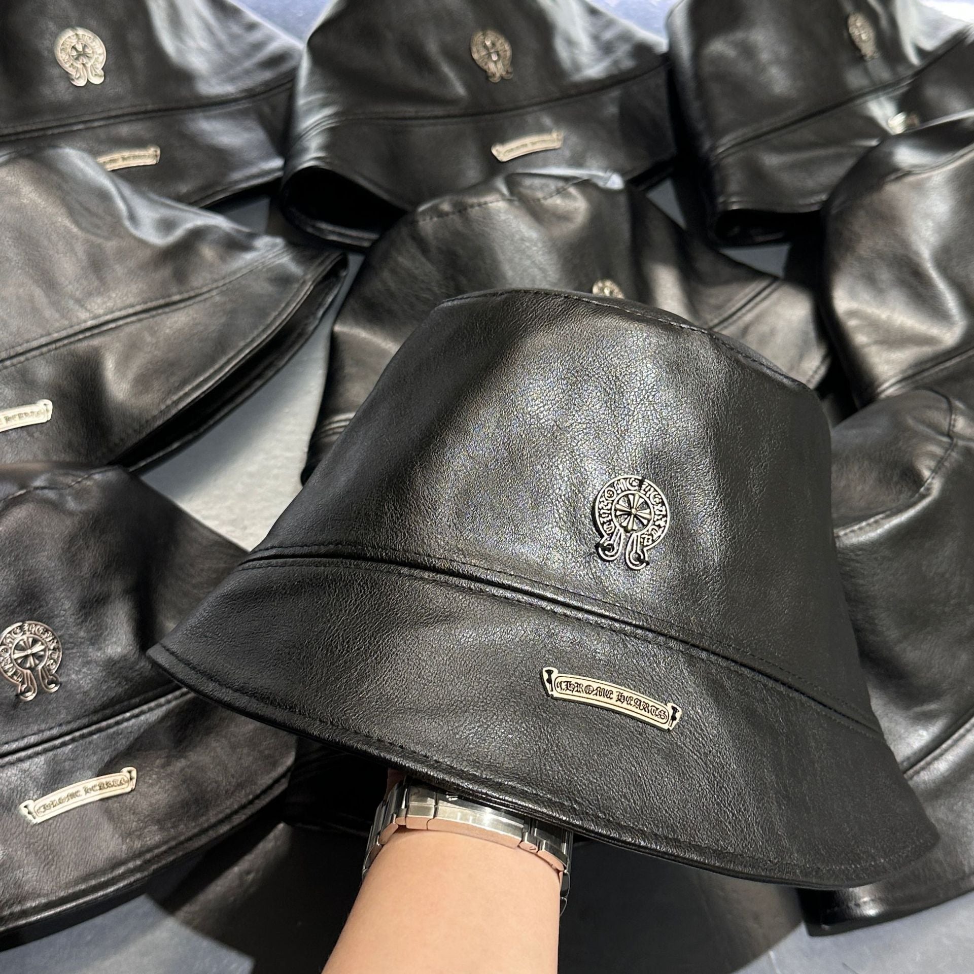 Chh Chrome Heart Hat Cross Old PU Cortex