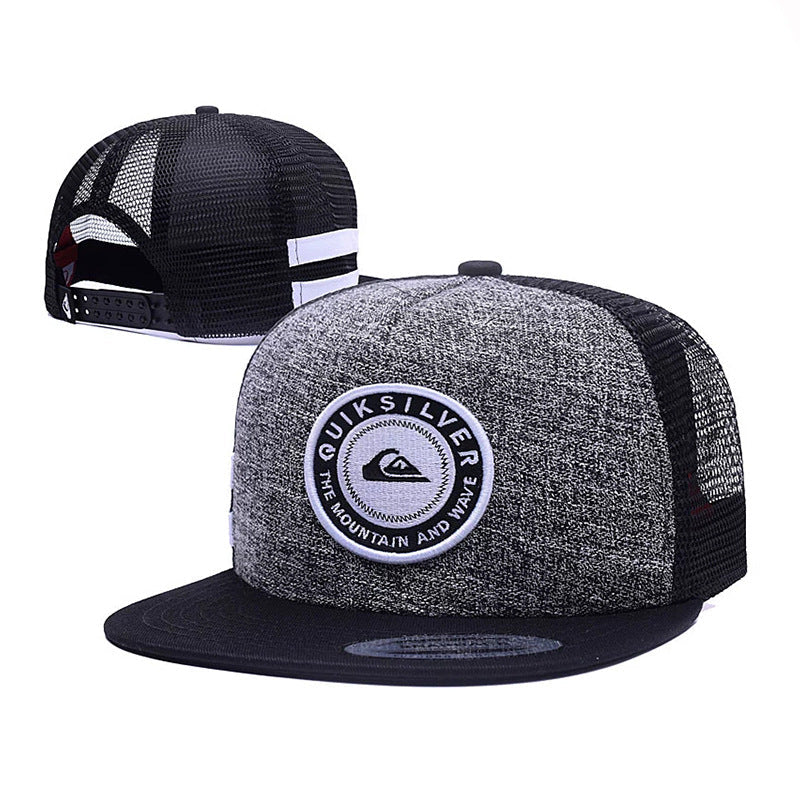 Trendy flat brimmed snapback hats for men and women adjustable breathable