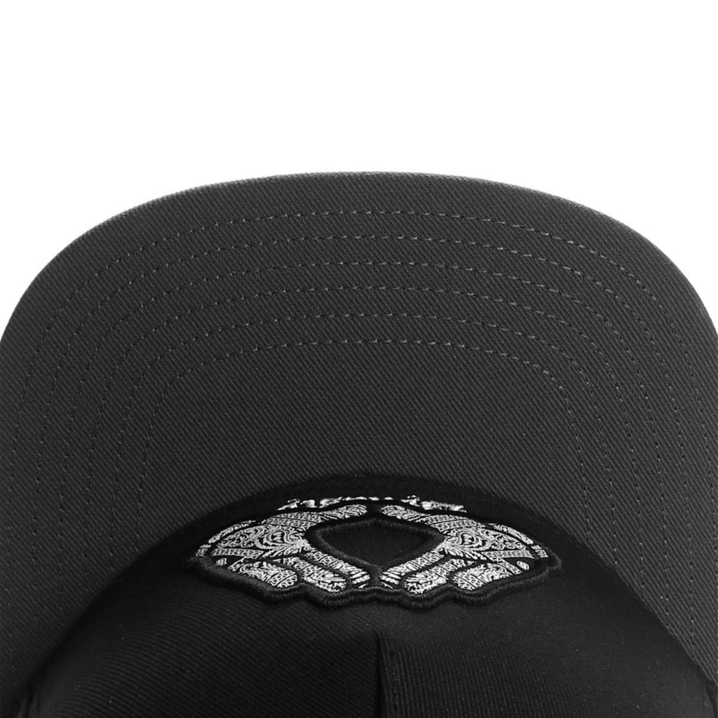 Trendy flat brimmed snapback hats cashew pattern