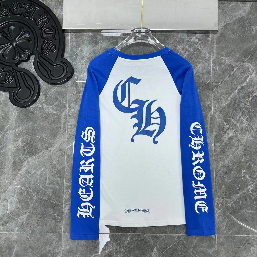 CHH  Heart Long Sleeve Shirt Unisex Fashion Loose Long Sleeve Shirt