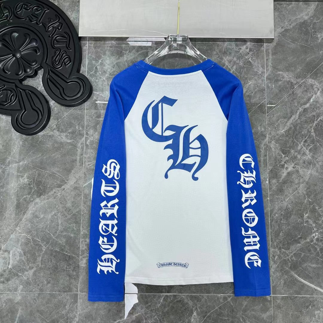 CHH  Heart Long Sleeve Shirt Unisex Fashion Loose Long Sleeve Shirt