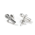 Earrings Ankh Cross Zircon Earrings Ankh
