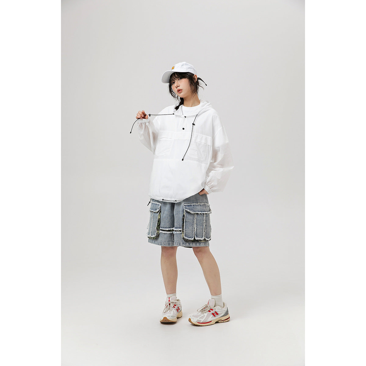 Unisex Jacket Summer Hooded Sports Jacket Loose Jacket Sun-Protective Clothing