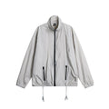 Unisex Jacket Vintage Sports Jacket Men and Women Stand Collar Sun Protective Clothes Coat
