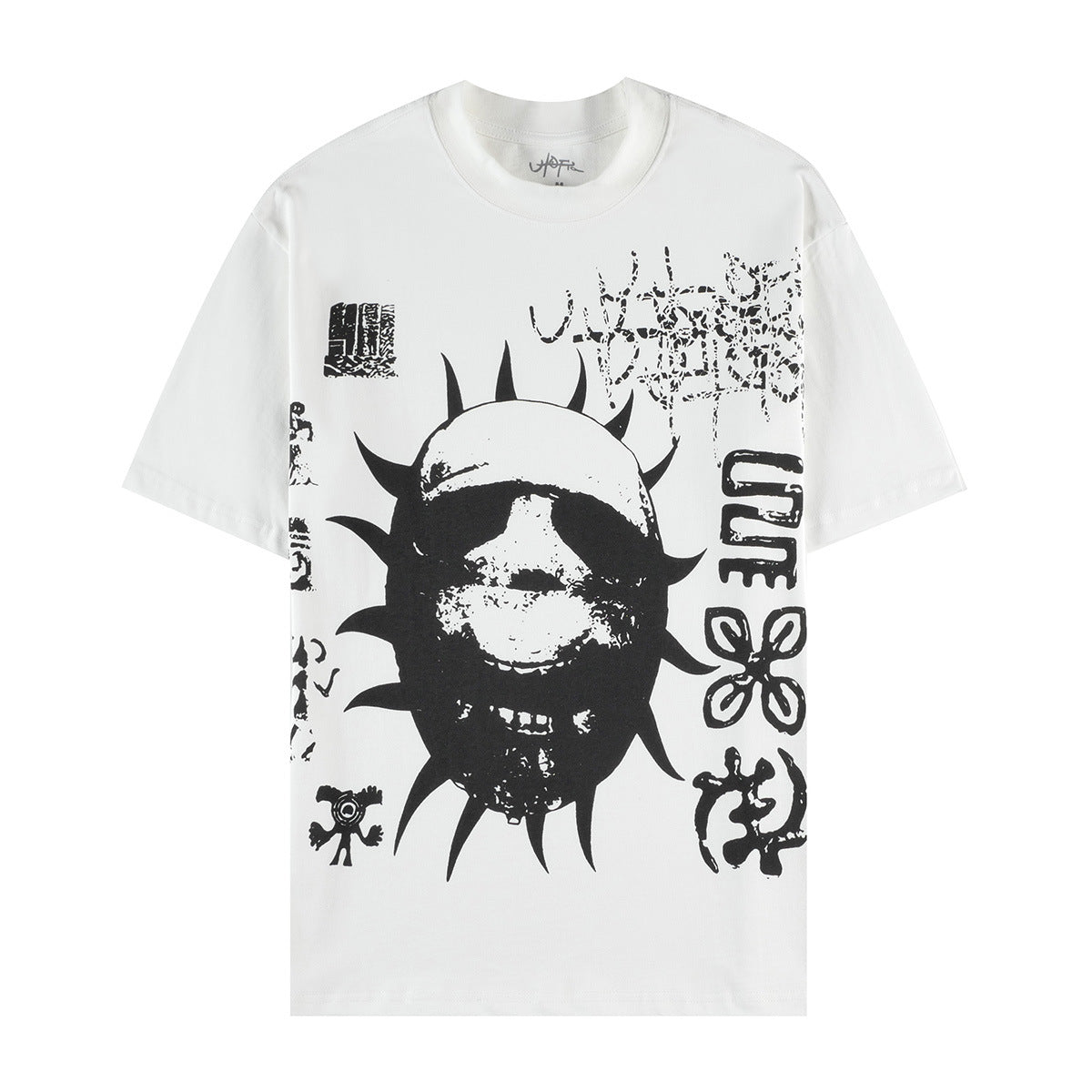 Travis Scott T-Shirt TRAVIS SCOTT CACTUS JACK Loose Crew Neck Short Sleeve