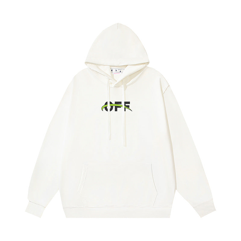 OW hoodie Excavator Pattern Sleeve Hooded